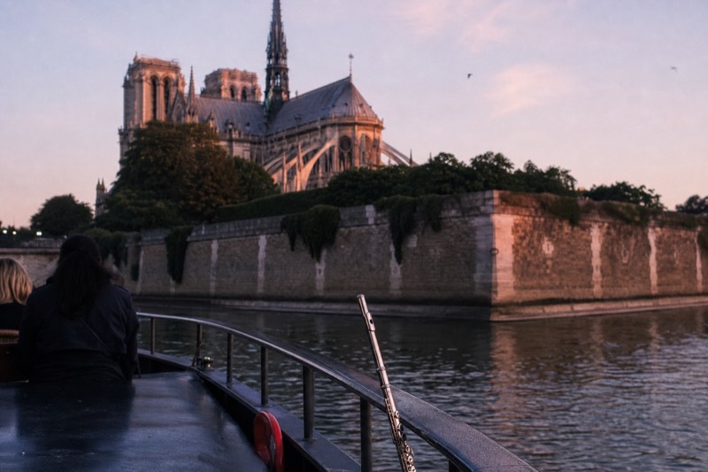 Evening River Cruise with Champagne from Notre Dame